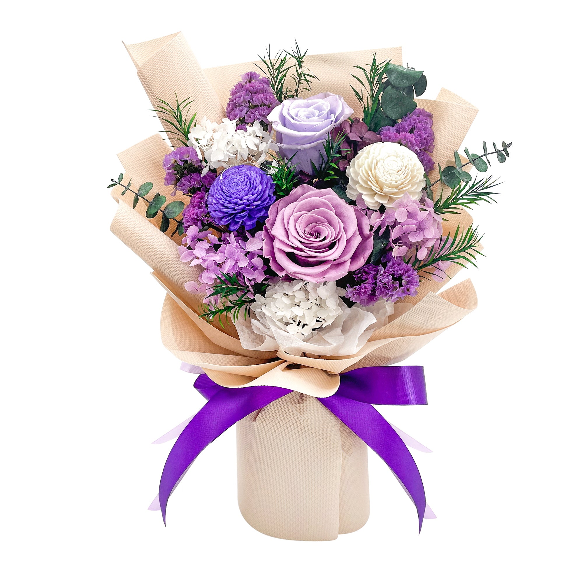 Preserved Flowers – Yellow Paper