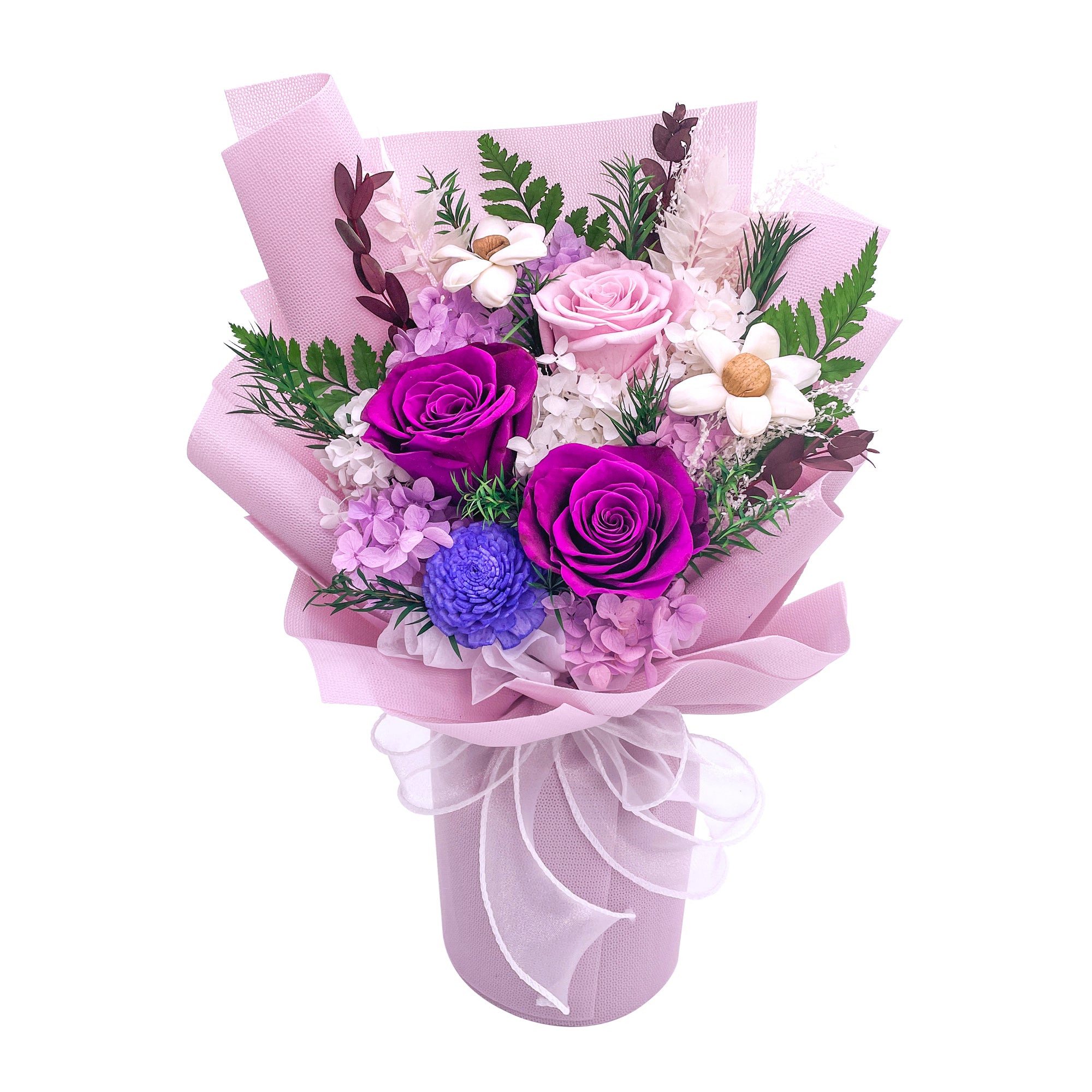 Preserved Flowers – Pink Paper