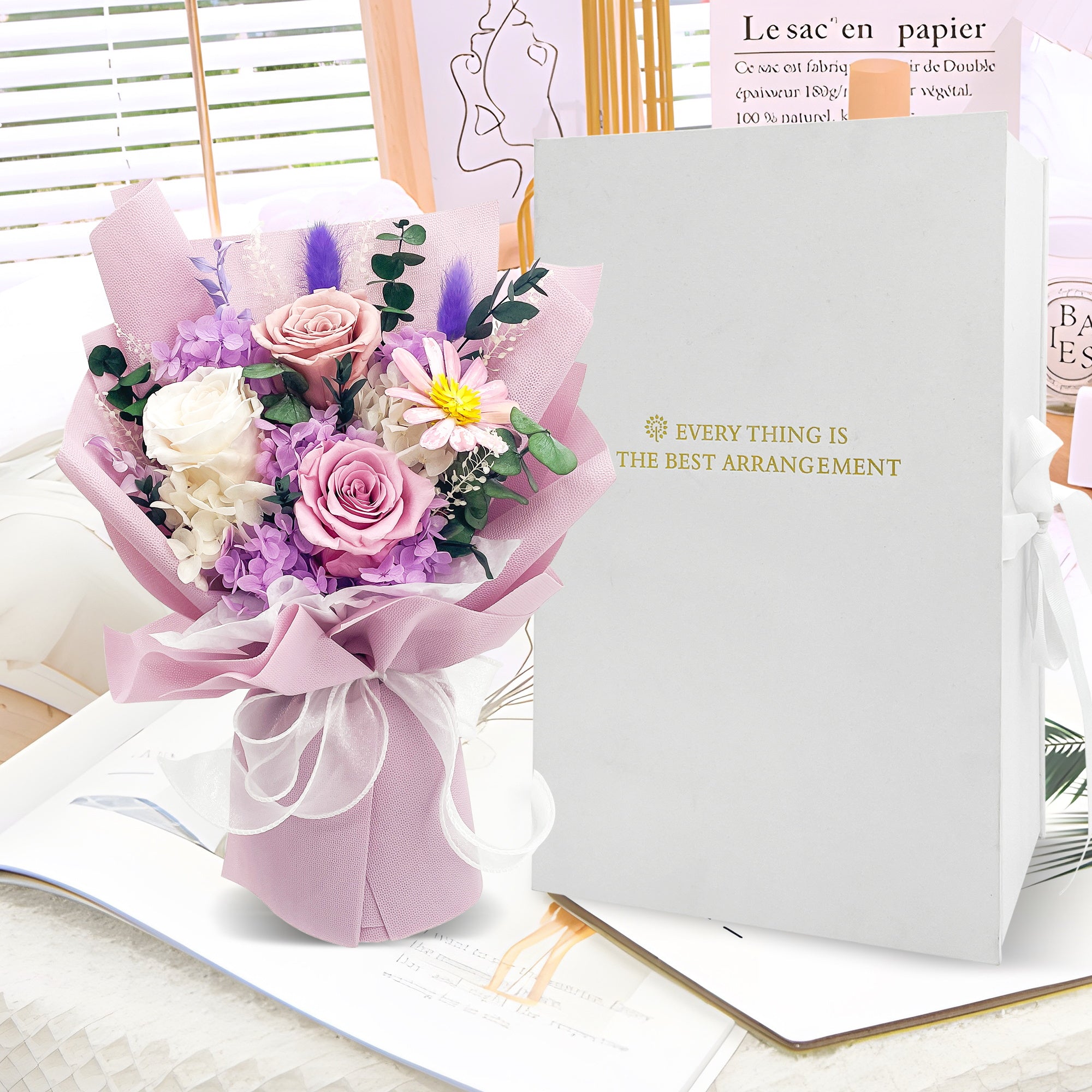 Preserved Flowers – Pink