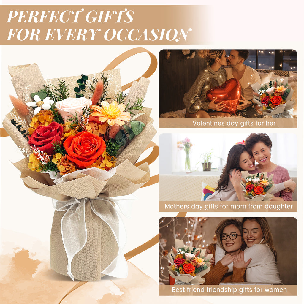 Preserved Flowers – Orange